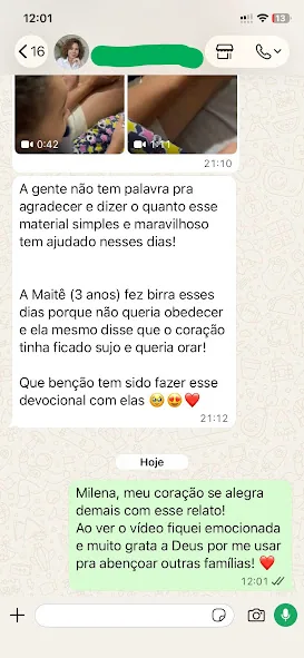 Relato de uma mãe que utilizou o Ensino Vivo